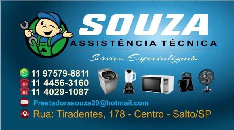 SOUZA  ASSISTENCIA TECNICA  ( EM INDAIATUBA , NA RUA ESTANISLAU AMBIÉL 917 NA MORADA DO SOL